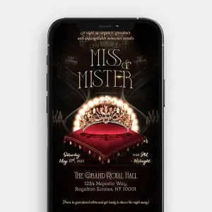 Candlelit Royal Hall Video Invitation for Prom